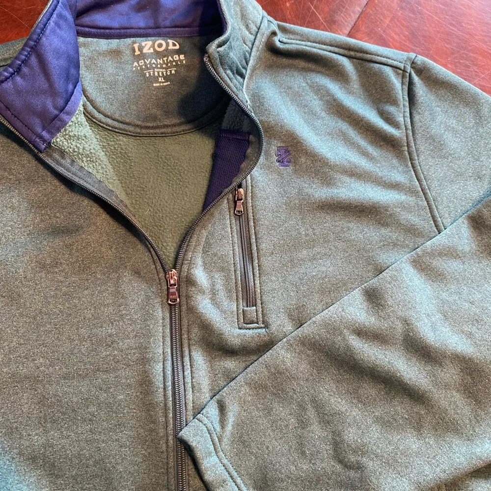 Izod Men's Olive Lightweight Jacket